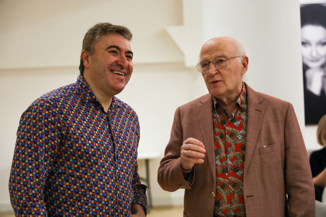 Prof. Maxim Vengerov and Prof. Boris Kuschnir ©Victoria Music Center