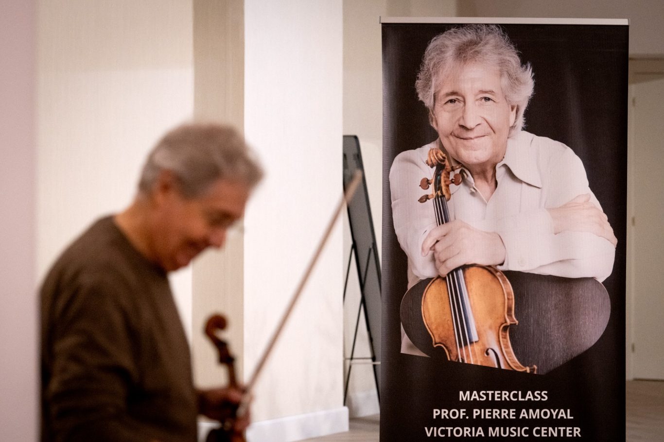 Prof. Pierre Amoyal ©Victoria Music Center